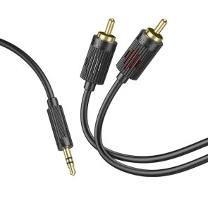 Фото: Кабель Hoco UPA28 Jack 3.5mm 2xRCA 1.5m Black (6942007607759) № 4 | KTC