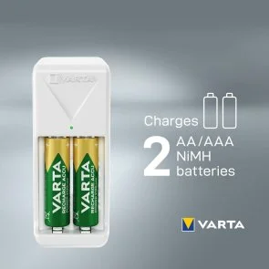 Фото: Зарядний пристрій Varta Mini Charger with 2xAAA 800mAh (57656201421) № 4 | KTC