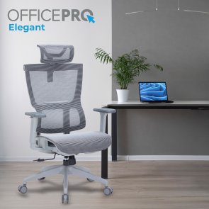 Крісло OfficePro Elegant OC660 Gray/Dark Gray (OC660-G-DG-DG)