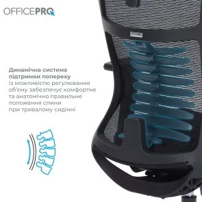 Фото: Крісло OfficePro Balance OC620 Black (OC620-B-B-B) № 10 | KTC