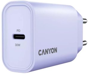 Зарядний пристрій Canyon OnCharge 30CL 30W Lavender (CNE-CHA30CLPU)