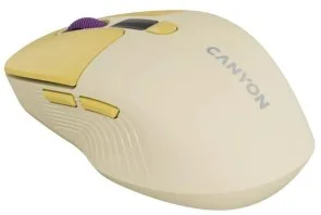 Фото: Миша Canyon MW-26 LCD Silent Dual Mode Wireless Yellow (CNS-CMSW26Y) № 4 | KTC