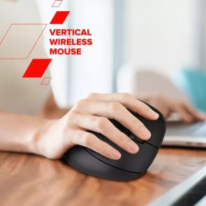 Миша Canyon MW-25 Ergonomic LED AA Dual Mode Wireless Black (CNS-CMSW25)