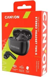 Фото: Навушники Canyon TWS-5 Black (CNS-TWS5B) № 4 | KTC