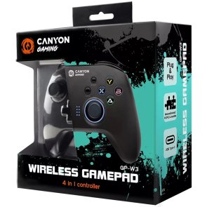 Геймпад Canyon CND-GPW3 Wireless Black
