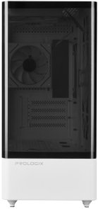 Корпус ProLogix Lumi GM-01AW Glass White with window