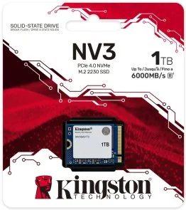 Фото: SSD-накопичувач Kingston NV3 2230 PCIe 4.0 x4 NVMe 1TB (SNV3SM3/1T0) № 3 | KTC