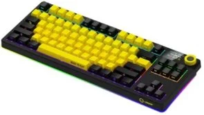 Фото: Клавіатура Lorgar KBP70TKLW Toxic Purple ENG WL/RT/USB Black/Yellow (LRG-KBP70TKLW-YL-US) № 3 | KTC