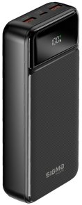 Батарея універсальна SIGMA Mobile X-Power SI20A4QL 20000mAh 20W Black