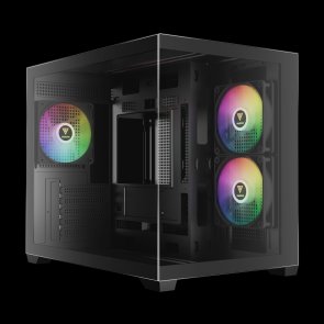 Корпус Gamdias Aura GC10M V2 ARGB Black with window (4711514503159)