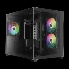 Фото: Корпус Gamdias Aura GC10M V2 ARGB Black with window (4711514503159) № 2 | KTC