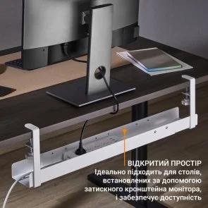 Фото: Органайзер для кабелів OfficePro CT770W White № 9 | KTC