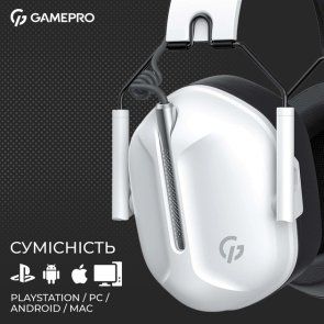Гарнітура GamePro Genesis Hunter White (HS1350W)