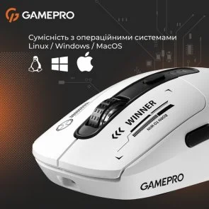 Фото: Миша GamePro Genesis Winner WL/BT/USB White (GM079W) № 12 | KTC