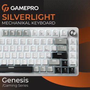 Клавіатура GamePro Genesis Silverlight MK126 YH Switches Grey