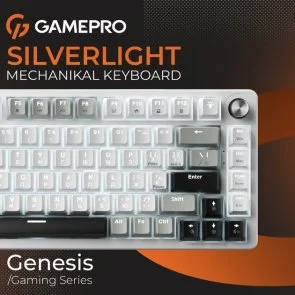 Фото: Клавіатура GamePro Genesis Silverlight MK126 YH Switches Grey № 5 | KTC