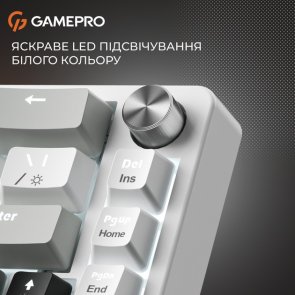 Клавіатура GamePro Genesis Silverlight MK116 YH Switches Grey