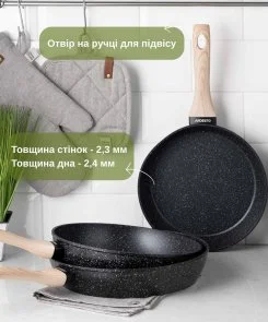 Фото: Сковорода Ardesto Midori 24cm Black (AR1924MI) № 3 | KTC