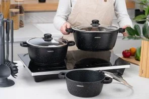 Фото: Каструля Ardesto Gemini Anzio 4.4L Black (AR2424GE) № 4 | KTC