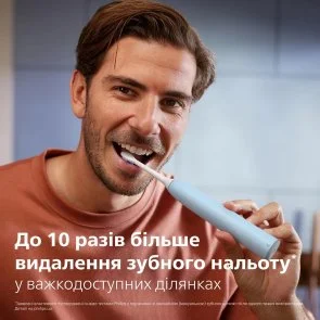 Фото: Електрична зубна щітка Philips Sonicare 6100 Series Blue (HX7406/01) № 3 | KTC