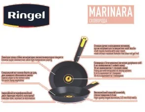 Фото: Сковорода Ringel Marinara 28cm (RG-1135-28) № 4 | KTC