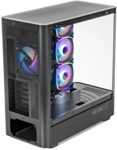 Корпус QUBE Masterforce Black with window (MASTERFORCE_GBNU3)