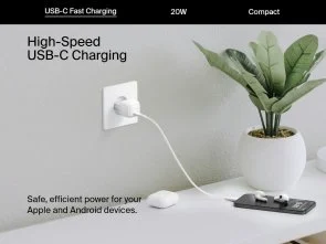 Фото: Зарядний пристрій Belkin BoostCharge Compact PD 20W White (WCA009KQWH) № 9 | KTC