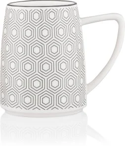 Фото: Чашка Ardesto Lamberto 360ml White/Grey (AR3051) № 2 | KTC