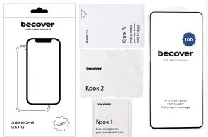 Фото: Захисне скло BeCover 10D for Realme C75 - Black (713167) № 2 | KTC