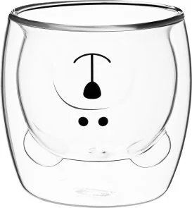 Фото: Набір чашок Ardesto Animals 250ml 2pcs Clear (AR2625GA) № 2 | KTC