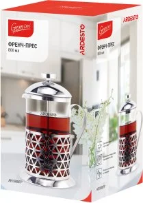 Фото: Френч-прес Ardesto Gemini Fasano 800ml Clear (AR1908FP) № 3 | KTC