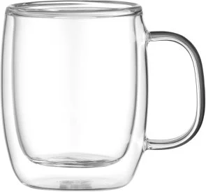 Фото: Набір чашок Ardesto 250ml 2pcs Clear (AR2625BH) № 3 | KTC
