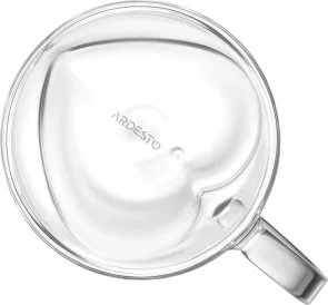 Фото: Набір чашок Ardesto 250ml 2pcs Clear (AR2625BHL) № 4 | KTC
