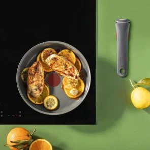 Фото: Набір сковорідок Tefal Ingenio Renew 24cm/ 28cm 3pcs Gray (L2609502) № 6 | KTC