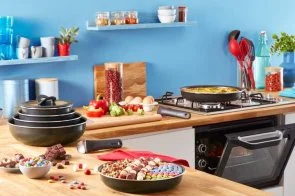 Фото: Набір змішаний Tefal Ingenio Easy Cook and Clean 13pcs Black (L1539843) № 4 | KTC