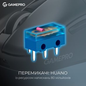 Миша GamePro Asgard Thor WL/BT/USB Black (GM023B)