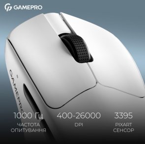 Миша GamePro Genesis Asgard Surt WL/BT/USB White (GM017W)