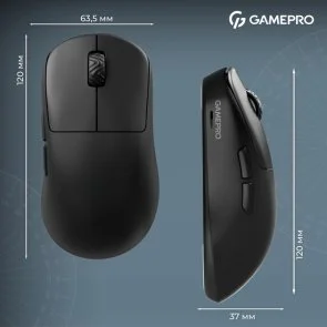 Фото: Миша GamePro Asgard Loki WL/USB Black (GM022B) № 17 | KTC