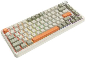 Ajazz AK820 Max Flying Fish Switch RGB WL/BT/USB Beige (AK820MAX-FF-R)