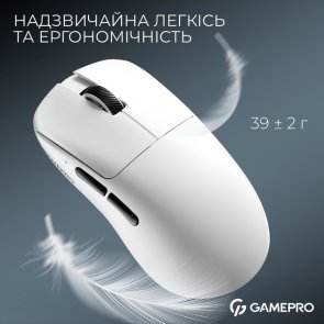 Миша GamePro Genesis Asgard Odin 8K WL/USB White (GM035W)