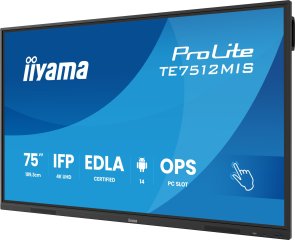 Інтерактивний дисплей iiyama TE7512MIS-B4AG 75