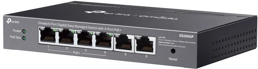 Фото: Комутатор TP-Link ES206GP № 3 | KTC