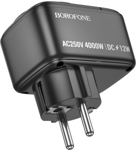 Мережевий фільтр BOROFONE BAC14 Wide USB Black (6941991118890)