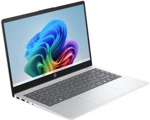 Фото: Ноутбук HP Omnibook 3 14-ha0004ua C9MZ3EA Glacier Silver - 14" VA 60 Гц / AMD Ryzen AI 7 / 350 / DDR5 16 ГБ / PCI-E SSD 512 ГБ / Radeon Graphics № 2 | KTC