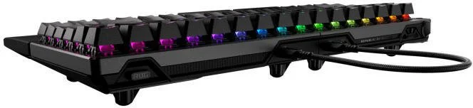 Фото: Клавіатура ASUS ROG Falcata Split HFX V2 Magnetic Switch WL/BT/USB Black (90MP043H-BKUA20) № 6 | KTC