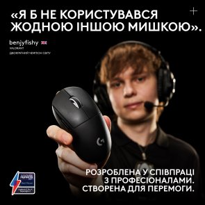 Миша Logitech G Pro X Superlight 2 Black (910-006630)