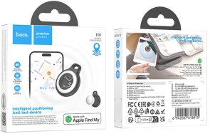 Пошукова мітка Hoco E91 Tiger Intelligent Positioning Anti-Lost Device White (6942007618915)