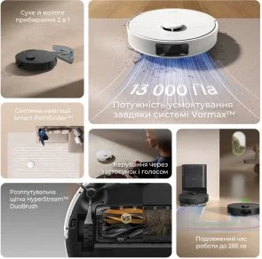 Фото: Робот-пилосос Dreame Bot D20 White (RLD35GA) № 7 | KTC