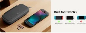 Фото: Чохол Belkin for Nintendo Switch 2 - Charcoal with 10000 mAh power bank (ENA001HQCH-V2) № 21 | KTC