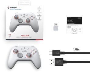Геймпад Gamesir Nova 2 Lite PC/Switch/Android/IOS BT/Wireless Luminous White (NOVA 2 LITE_White)